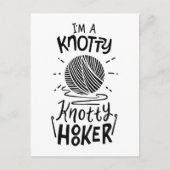 Carte Postale Crocheter (Devant)