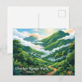 Carte Postale Crocker Range Park Malaisie (Devant / Derrière)