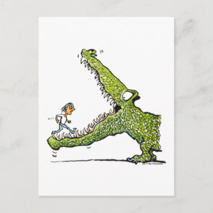 Carte Postale crocodile