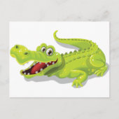 Carte Postale Crocodile de dessin (Devant)