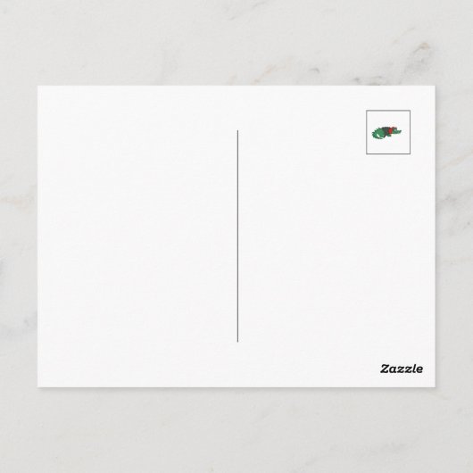 Carte Postale Crocodile de Vampire (Dos)