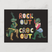 Crocodile Drôle de jeu de mots sur les crocodiles,