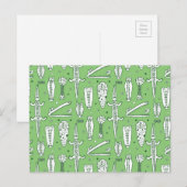 Carte Postale Crocodile Motif 2 (Devant / Derrière)