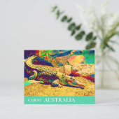 Carte Postale Crocodile reptile Queensland Australie voyage (Debout devant)