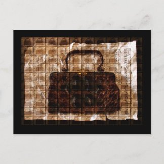 Carte Postale Crocodile Vintage