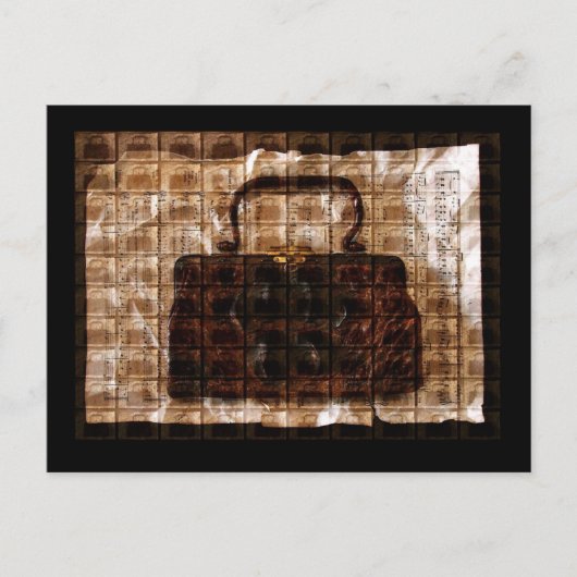 Carte Postale Crocodile Vintage (Devant)