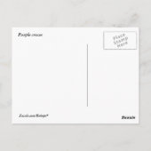 Carte postale Crocus pourpre (Dos)