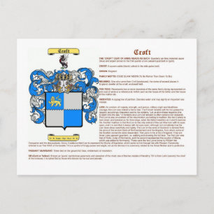 Carte Postale croft (signifiant)
