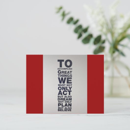 Carte Postale croire (Debout devant)