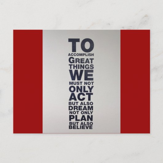 Carte Postale croire (Devant)