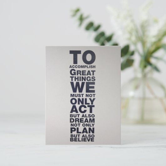 Carte Postale croire (Debout devant)