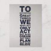 Carte Postale croire (Devant)