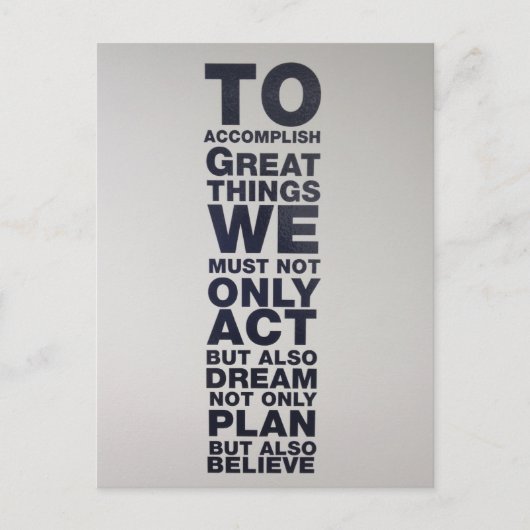 Carte Postale croire (Devant)