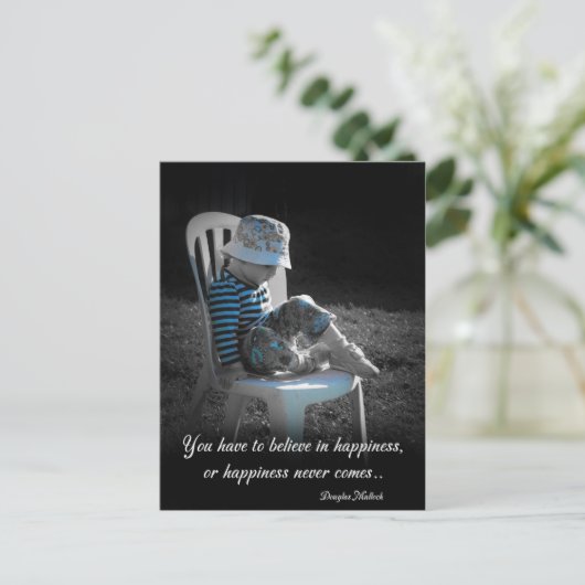 Carte postale 'Croire' (Debout devant)