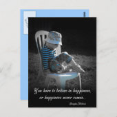 Carte postale 'Croire' (Devant / Derrière)