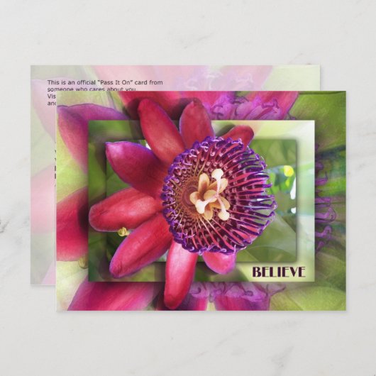 Carte Postale Croire (Devant / Derrière)