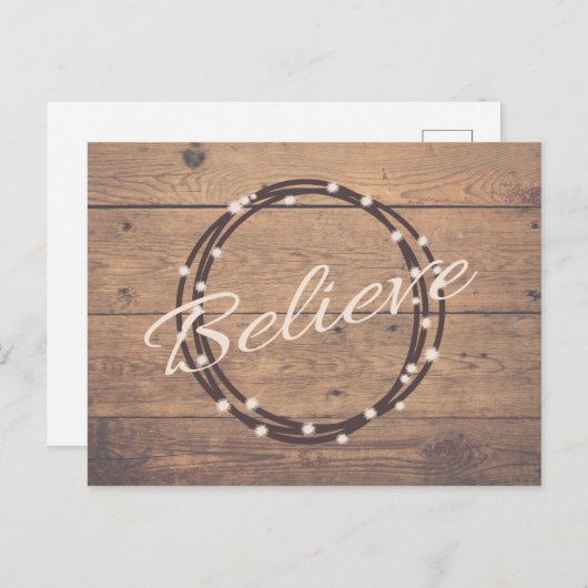 Carte Postale Croire (Devant / Derrière)