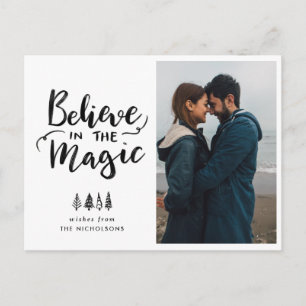 Carte Postale Croire En La Magie Photo manuscrite de script