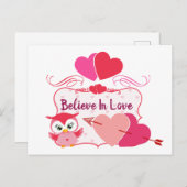 Carte Postale Croire En L'Amour (Devant / Derrière)