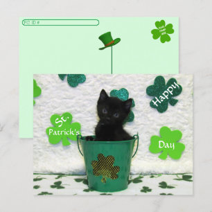 Carte Postale Croisement de Jack beau = Fête de la St. Patrick