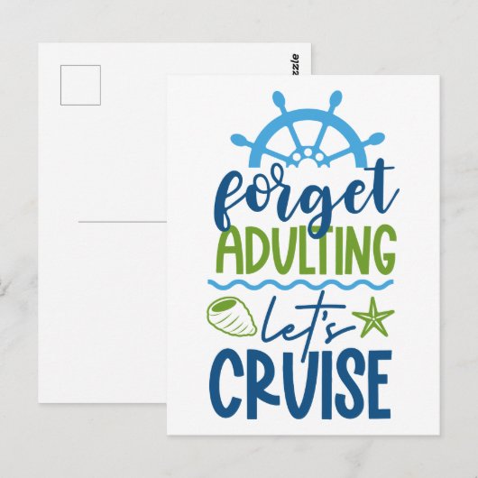 Carte Postale Croisière (Devant / Derrière)