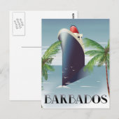 Carte Postale Croisière à la Barbade (Devant / Derrière)