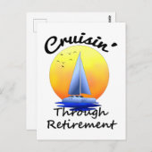 Carte Postale Croisière À La Retraite (Devant / Derrière)
