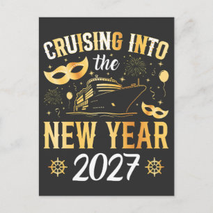 Carte Postale Croisière dans la nouvelle année 2027