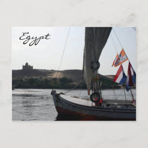 Carte Postale croisiere de nile felucca