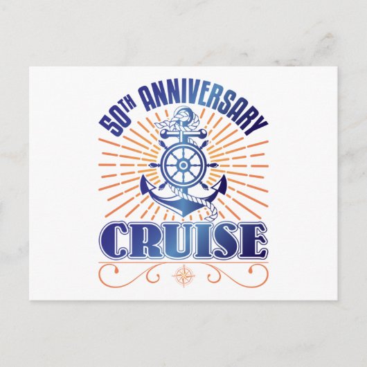 Carte Postale Croisière du 50e anniversaire (Devant)