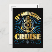 Carte Postale Croisière du 50e anniversaire (Devant / Derrière)