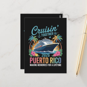 Carte Postale Croisière ensemble Porto Rico 2026