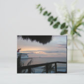 Carte postale Croisière et coucher de soleil (Debout devant)