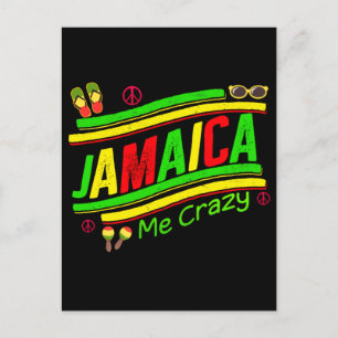 Carte Postale Croisière folle en Jamaïque, groupe de vacances co