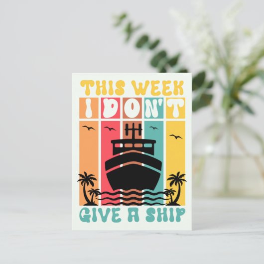 Carte Postale Croisière inspirée (Debout devant)