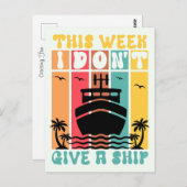 Carte Postale Croisière inspirée (Devant / Derrière)