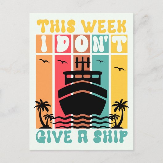 Carte Postale Croisière inspirée (Devant)