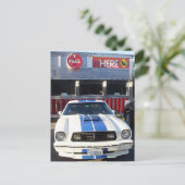 Carte Postale Croisière nocturne de voitures classiques au dîner (Debout devant)