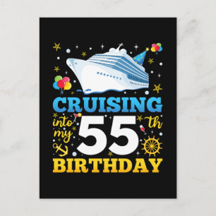 Carte Postale Croisière Pour Mon Anniversaire De 55 Ans