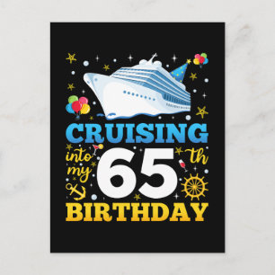 Carte Postale Croisière Pour Mon Anniversaire De 65 Ans