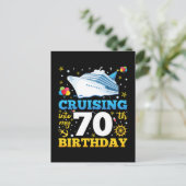 Carte Postale Croisière Pour Mon Anniversaire De 70 Ans (Debout devant)