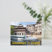 Carte Postale Croisière sur l'Ill à Strasbourg, France (Debout devant)