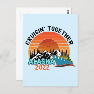 Carte Postale Croisin Ensemble Alaska Voyage Vacances 