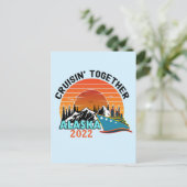 Carte Postale Croisin Ensemble Alaska Voyage Vacances (Debout devant)