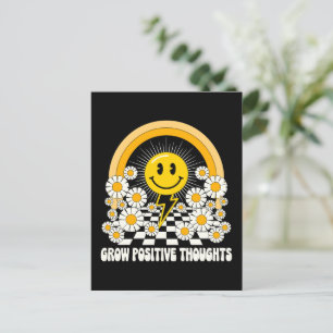 Carte Postale Croissance des pensées positives - Inspirationnel