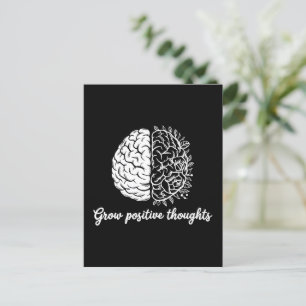 Carte Postale Croissance des pensées positives - Inspirationnel