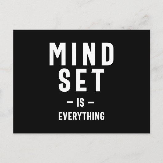 Carte Postale Croissance Esprit Entrepreneur Enseignant Fitness  (Devant)