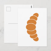 Carte Postale Croissant (Devant / Derrière)