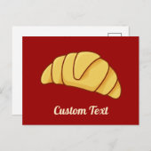 Carte postale Croissant (Devant / Derrière)