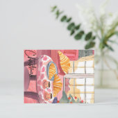 Carte Postale Croissant de Noël (Debout devant)